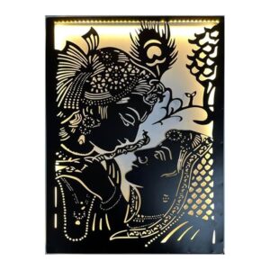 Radha Krishna LED Wall Decor